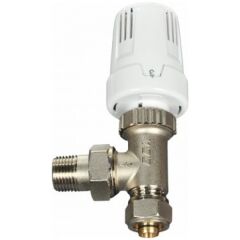 ECA 1/2 Termostatik Köşe Radyatör Vanası Pex TRV4