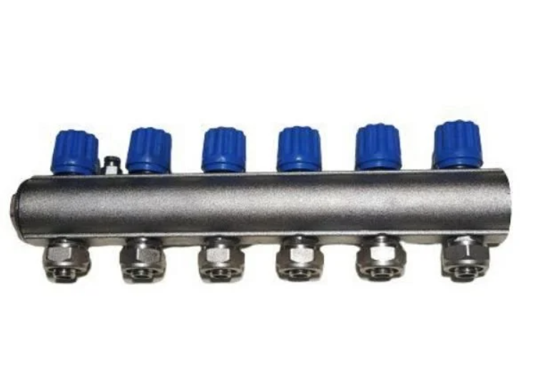 Kalde Kendinden Vanalı Kollektör (6'lı) 1'' Mavi